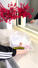Organizador de Maquiagem Giratório 360° em Acrílico | Porta Maquiagem Ajustável e Compacto
