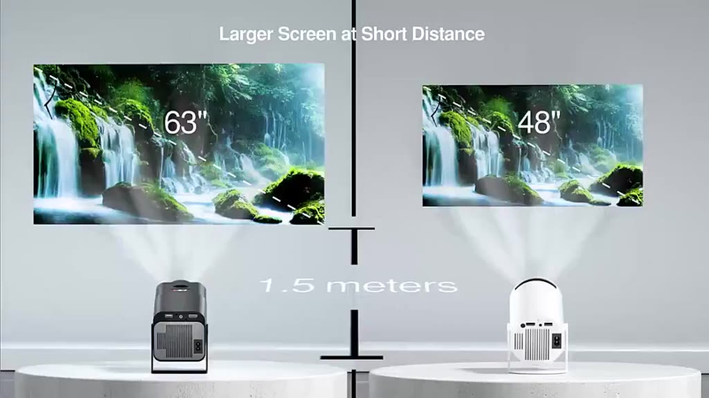 Atualizado Projetor Smart HY320 Android Full HD 1920x1080 Bluetooth Wi-fi