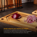 Kit 3 Tábuas para Corte de Carnes Legumes com Suporte Para Dia a Dia Pratico e Compacto - Stolf