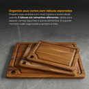 Kit 3 Tábuas para Corte de Carnes Legumes com Suporte Para Dia a Dia Pratico e Compacto - Stolf