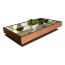 Bandeja Espelhada Flutuante Decorativa Premium 50x30 cm para Lavabo, Aparador e Mesa | Viva Ordem