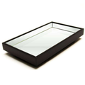 Bandeja Espelhada Flutuante Decorativa Premium 50x30 cm para Lavabo, Aparador e Mesa | Viva Ordem