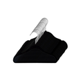 Kit 25 Cabides Infantis Antideslizantes de Veludo Ultrafinos