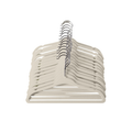 Kit 25 Cabides Infantis Antideslizantes de Veludo Ultrafinos