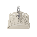 Kit 25 Cabides Infantis Antideslizantes de Veludo Ultrafinos