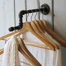 Kit 10 Cabides Para Roupas Madeira Cabides Organizador Closet Calças Camisas Saias Atacado Premium