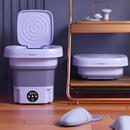 Mini máquina de lavar roupa dobrável portátil moderna máquina de lavar automática roupa interio