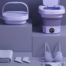 Mini máquina de lavar roupa dobrável portátil moderna máquina de lavar automática roupa interio