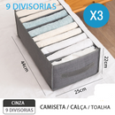 Kit Organizador de Calças Jeans para Guarda-Roupa