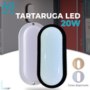 Luminária Arandela Tartaruga LED 20W Bivolt | Preto ou Branco | Luz Branca ou Luz Quente | A Prova D'Água