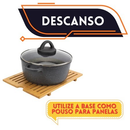 Bandeja Migalheira Tabua de Bambu para Pães Multiuso Café da Manhã Tabua de Cortes Porta Talheres