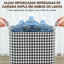 HOMING Caxia De Armazenagem 180L Grande 2 Pega Fecho Duplo Para Edredom Roupa Cobertor