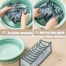 KIT 6 Organizador De Gaveta Sutiã Peças íntimas Meias Calçinhas Organicador Dobrável