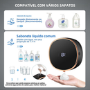 Louis Dispensador Digital Inteligente de Sabão Montado Na Parede Sem Furos Recarregável Máquina de Lavar a Mão 280ML