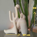 Escultura Abaporu Arte Moderna Inspirada em Tarsila do Amaral Decoração Premium em Gesso Artístico