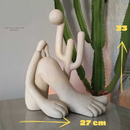Escultura Abaporu Arte Moderna Inspirada em Tarsila do Amaral Decoração Premium em Gesso Artístico