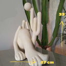 Escultura Abaporu Arte Moderna Inspirada em Tarsila do Amaral Decoração Premium em Gesso Artístico