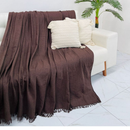 Manta Para Sofá Luxuosa 2,10x1,20 Mts Gigante 100% Algodão Tipo Capa De Sofá