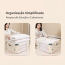Caixa Organizadora Flexível Closet Roupa Cobertor Casacos Armário