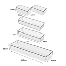 Organizador Acrílico Transparente Empilhável – Kit Modular Amobox