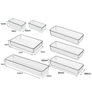 Organizador Acrílico Transparente Empilhável – Kit Modular Amobox