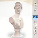 Escultura Deuses da Mitologia Grega e Romana - Peça de Gesso Decoração - Busto de David, Artemis, Eros, Proserpina 33cm