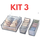Kit Organizador de Gaveta para Roupas Íntimas Dobrável