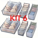 Kit Organizador de Gaveta para Roupas Íntimas Dobrável