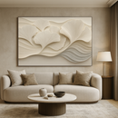 Quadro Decorativo Gigante Moldura 80x120 Cm Luxuoso Ginkgo