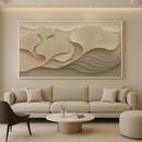Quadro Decorativo Gigante Moldura 80x120 Cm Luxuoso Ginkgo