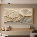 Quadro Decorativo Gigante Moldura 80x120 Cm Luxuoso Ginkgo