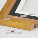 Quadro Decorativo Gigante Moldura 80x120 Cm Luxuoso Ginkgo