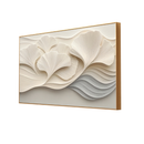 Quadro Decorativo Gigante Moldura 80x120 Cm Luxuoso Ginkgo