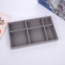 Organizador Porta Joias Gaveta Veludo Premium - Bandeja Modular Para Anéis Brincos Pulseiras