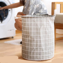 Cesto De Roupas Sujas De Tecido, Cesto De Roupa Suja Dobrável, Cesto De Roupa Suja Multifuncional Para Brinquedos 40L