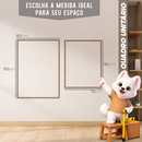 Quadro Decorativo Folhas Douradas 3D Luxo Moderno – Arte Abstrata para Sala Quarto Escritório