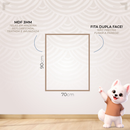 Quadro Decorativo Folhas Douradas 3D Luxo Moderno – Arte Abstrata para Sala Quarto Escritório