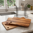 Kit 3 Tábuas para Corte de Carnes Legumes com Suporte Para Dia a Dia Pratico e Compacto - Stolf