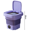 Mini máquina de lavar roupa dobrável portátil moderna máquina de lavar automática roupa interio