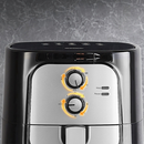 Fritadeira Elétrica Sem Óleo Air Fryer 5.5L Gaabor Jumbo Family 1400w 127V ou 220V Vintage