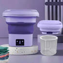 Mini máquina de lavar roupa dobrável portátil moderna máquina de lavar automática roupa interio