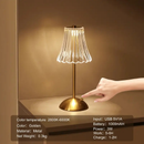 Lâmpada Abajur Mesa Com Barra Led Sensor Toque De Luz Quarto Sem Fio 3 Cores