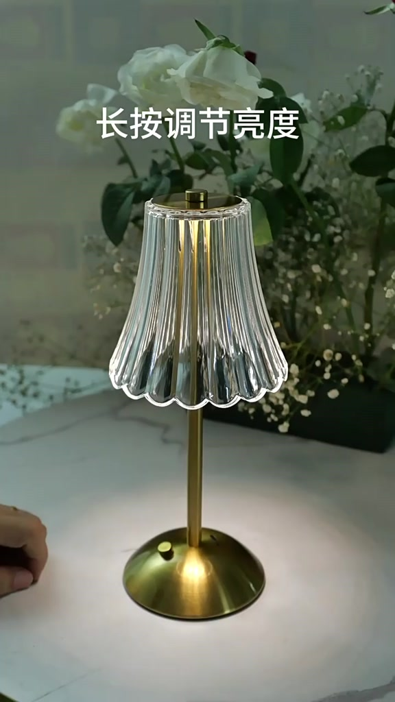 Lâmpada Abajur Mesa Com Barra Led Sensor Toque De Luz Quarto Sem Fio 3 Cores