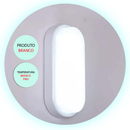 Luminária Arandela Tartaruga LED 20W Bivolt | Preto ou Branco | Luz Branca ou Luz Quente | A Prova D'Água