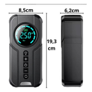Bomba de Ar Portatil Compressor Inflator Multi-função 4 em 1 PowerBank 8kmah Bateria Calibrador de Carro Auto Pneu