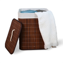 Cesto de Roupa Suja de Bambu 50L com Tampa e Alças | Organizador Viva Ordem