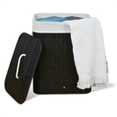 Cesto de Roupa Suja de Bambu 50L com Tampa e Alças | Organizador Viva Ordem