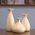 Trio de Vasos Decorativos em Cerâmica Moderno Sala