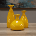 Trio de Vasos Decorativos em Cerâmica Moderno Sala