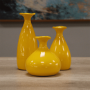 Trio de Vasos Decorativos em Cerâmica Moderno Sala